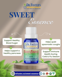 Dr. Foster's Essentials Sweet Essence Oil To Help Regulate Blood Sugar